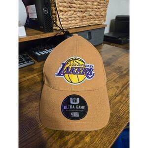 Like New NBA Los Angeles Embroidered Logo Tan Adjustable Cap